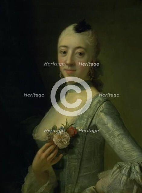 Gertrud Sabine Spengler, nee Trott, 1756-1758. Creator: Vigilius Erichsen.