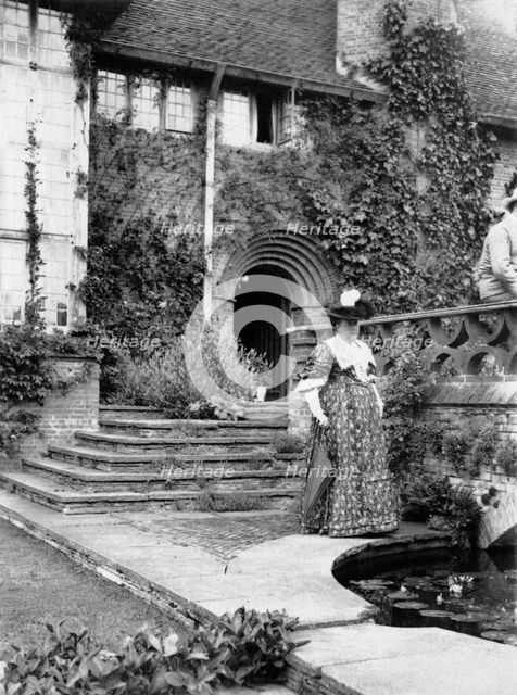 Gertrude Jekyll, English garden designer, at Deanery Garden, Sonning, Berkshire, c1901. Artist: Maxwell-Lyte.