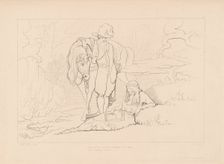 Gertrude of Wyoming, plate 8, 1846. Creator: Edward Webb