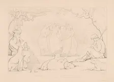 Gertrude of Wyoming, plate 1, 1846. Creator: Edward Webb