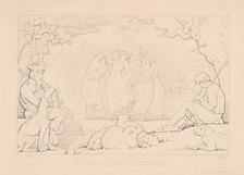 Gertrude of Wyoming, plate 1, 1846. Creator: Edward Webb