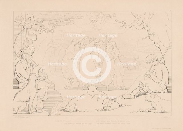 Gertrude of Wyoming, plate 1, 1846. Creator: Edward Webb.