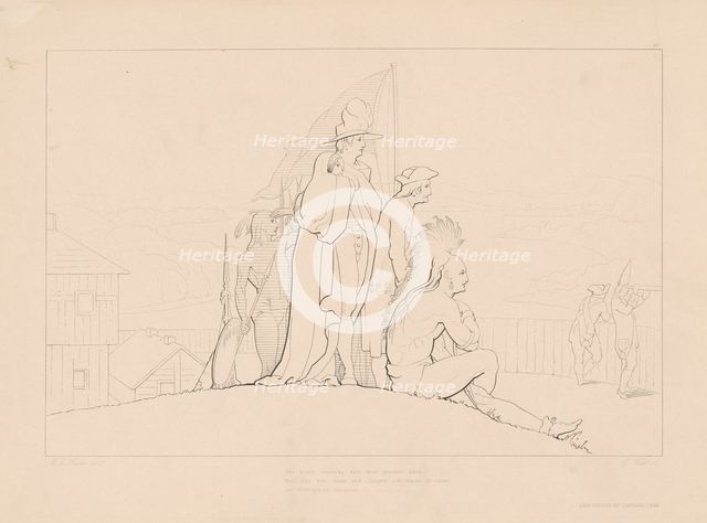 Gertrude of Wyoming, plate 11, 1846. Creator: Edward Webb.