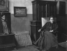 Gertrude Stein (1874-1946), American writer. Creator: Unknown