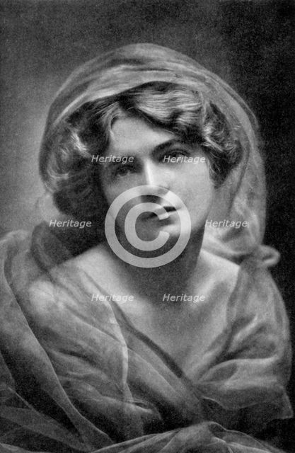 Gertrude Robins (1890-1962), American actress, 1908-1909.Artist: S Elwin Neame