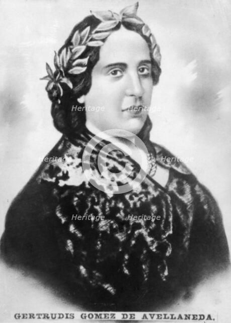 Gertrudis Gomez de Avellaneda, Cuban born Spanish writer and political activist, c1910. Artist: Unknown