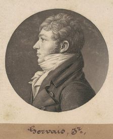 Gervais, Jr., 1801. Creator: Charles Balthazar Julien Févret de Saint-Mémin