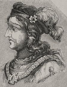 Gesaleico, (d511), Visigothic king from 507 to 510, 1853. Creator: Unknown