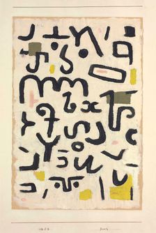 Gesetz (Law) , 1938. Creator: Klee, Paul (1879-1940)