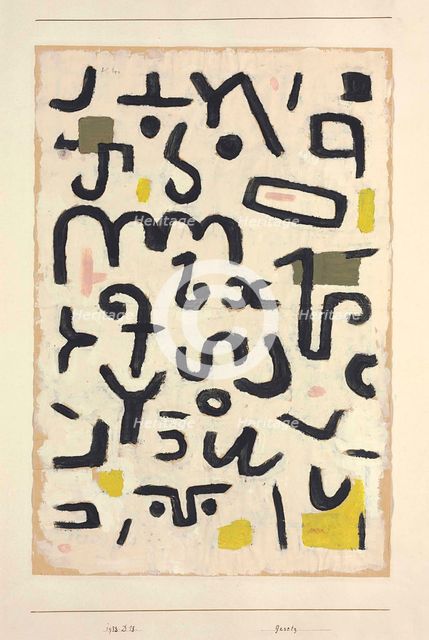 Gesetz (Law) , 1938. Creator: Klee, Paul (1879-1940).