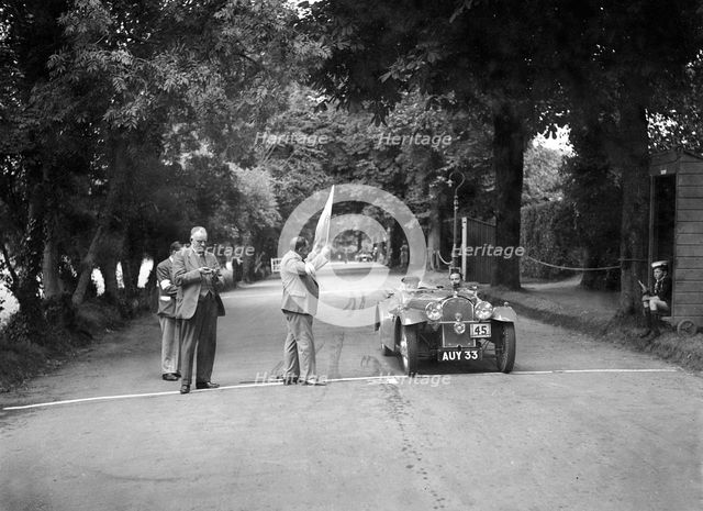 GH Goodall's 1936 Morgan 4/4, winner of a bronze award at the MCC Torquay Rally, July 1937. Artist: Bill Brunell.