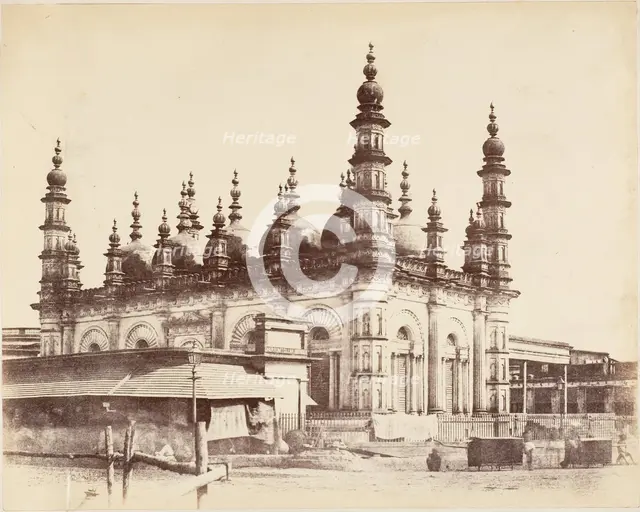 [Ghulam Muhammad Mosque, Calcutta], 1850s. Creator: Captain R. B. Hill.
