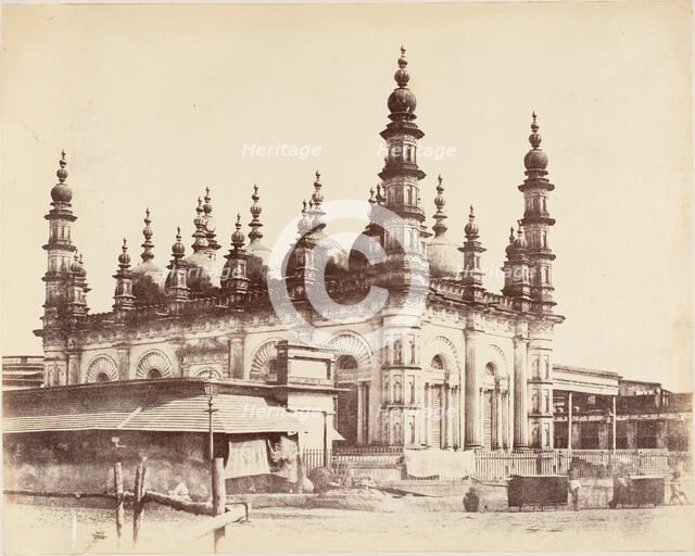 [Ghulam Muhammad Mosque, Calcutta], 1850s. Creator: Captain R. B. Hill.