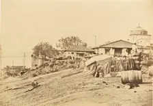 Ghat at Allahabad Fort, 1858-61. Creator: Unknown