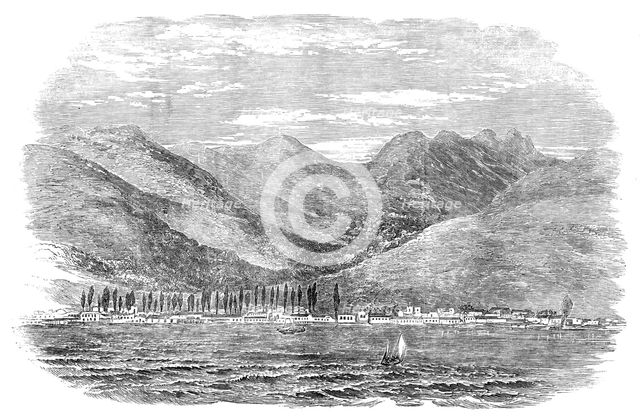 Ghelendjik Bay, Coast of Circassia, 1854. Creator: Unknown.