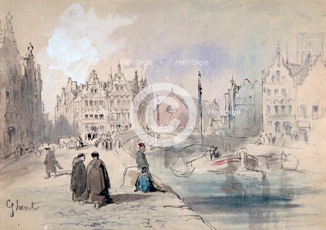 'Ghent', 1893. Artist: Sir John Gilbert