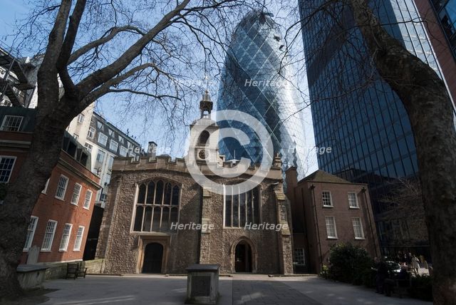Gherkin views, 2009. Creator: Ethel Davies.