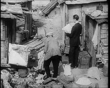 Ghetto of the Unemployed of New York City, 1932. Creator: British Pathe Ltd