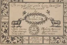 Ghirlanda: Di sei vaghi fiori scielti da piu famosi Giardini d'Italia, title pa..., October 1, 1604. Creators: Pietro Paulo Tozzi, Antonello Bertozzi, Sebastian Zanella