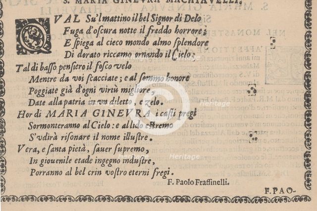 Ghirlanda: Di sei vaghi fiori scielti da piu famosi Giardini d'Italia, page 2 (..., October 1, 1604. Creator: Pietro Paulo Tozzi.