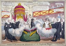 Ghost as seen in the Hamlet of St Stephen's Chapel 1820. Artist: Anon