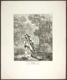 Ghost on the Kandern Road, plate six from Zehn Blätter zu Hebels Alemannischen..., 1820. Creator: Sophie Reinhard
