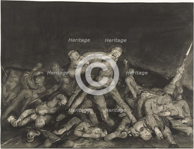 Ghost of Sergeant Pelly, 1918. Creator: George Wesley Bellows.