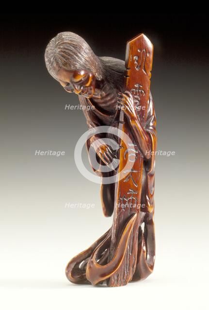 Ghost Oiwa and Posthumous Name Tablet, Late 19th century. Creator: Unknown.