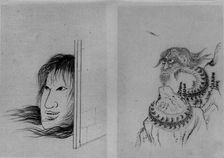 Ghosts, 18th-19th century. Creator: School of Katsushika Hokusai