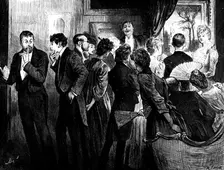 "Ghosts!" he murmured..."Spectres!" replied the other. "Phantoms and bogies!", 1890. Creator: R. Taylor