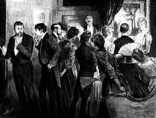 "Ghosts!" he murmured..."Spectres!" replied the other. "Phantoms and bogies!", 1890. Creator: R. Taylor