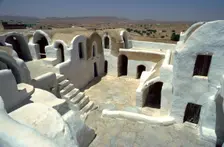 Ghorfas at Ksar Hadada