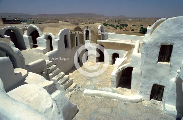 Ghorfas at Ksar Hadada.