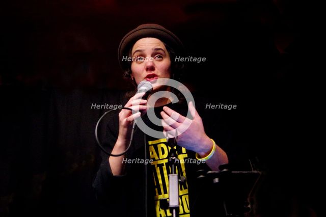 Giulia Marelli, Aaron Liddard Quintet, Verdict Jazz Club, Brighton, East Sussex, 25 Mar 2023. Creator: Brian O'Connor.