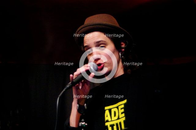 Giulia Marelli, Aaron Liddard Quintet, Verdict Jazz Club, Brighton, East Sussex, 25 Mar 2023. Creator: Brian O'Connor.