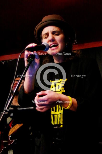 Giulia Marelli, Aaron Liddard Quintet, Verdict Jazz Club, Brighton, East Sussex, 25 Mar 2023. Creator: Brian O'Connor.