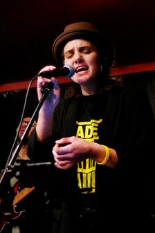 Giulia Marelli, Aaron Liddard Quintet, Verdict Jazz Club, Brighton, East Sussex, 25 Mar 2023. Creator: Brian O'Connor