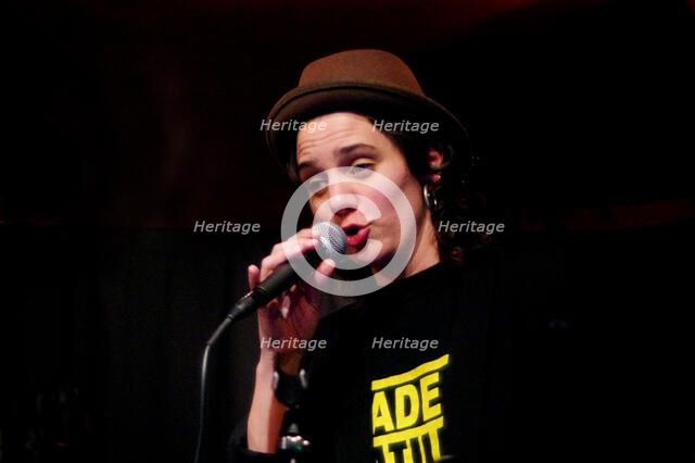 Giulia Marelli, Aaron Liddard Quintet, Verdict Jazz Club, Brighton, East Sussex, 25 Mar 2023. Creator: Brian O'Connor.