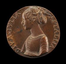 Giulia Astallia [obverse], c. 1485. Creator: Gian Cristoforo Romano