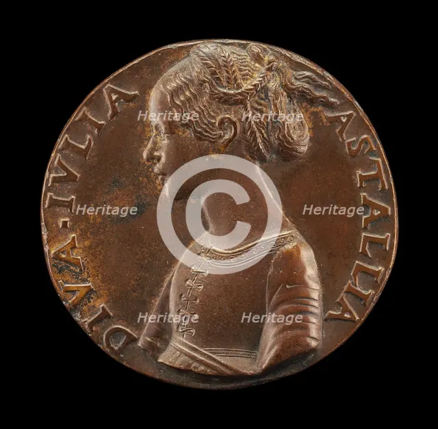 Giulia Astallia [obverse], c. 1485. Creator: Gian Cristoforo Romano.