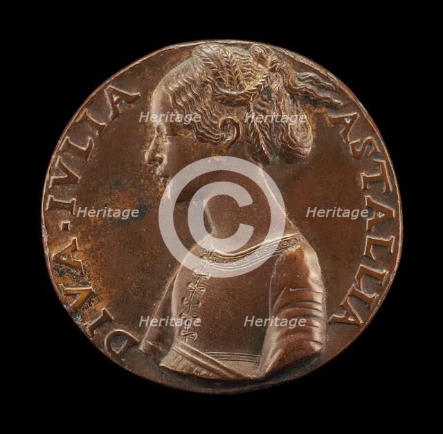 Giulia Astallia [obverse], c. 1485. Creator: Gian Cristoforo Romano.