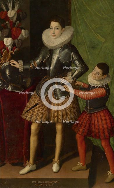 Giuliano Cesarini the Younger (1466-1510), aged 14, ca 1586. Artist: Anguissola, Sofonisba (ca. 1532-1625)