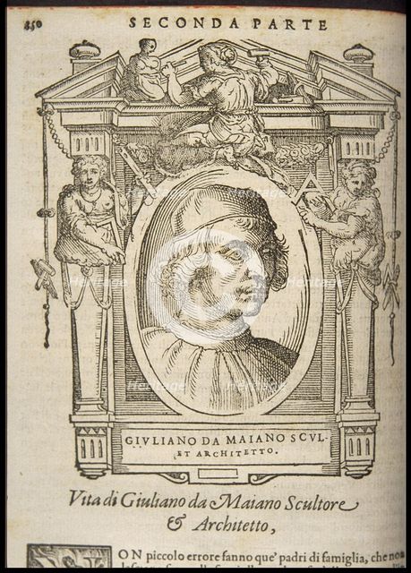 Giuliano da Maiano, ca 1568.