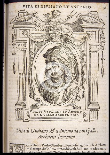 Giuliano da Sangallo, ca 1568.