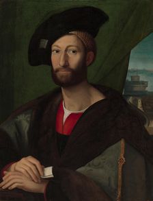 Giuliano de Medici (1479-1516), Duke of Nemours. Creator: Workshop (?) of Raphael (Italian, Urbino 1483-1520 Rome)