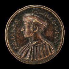 Giuliano II de Medici, 1478-1516, Duc de Nemours [obverse], 1513/1516. Creator: Unknown
