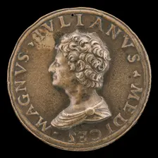 Giuliano II de Medici, 1479-1516, Duc de Nemours 1515 [obverse], 1513. Creator: Unknown