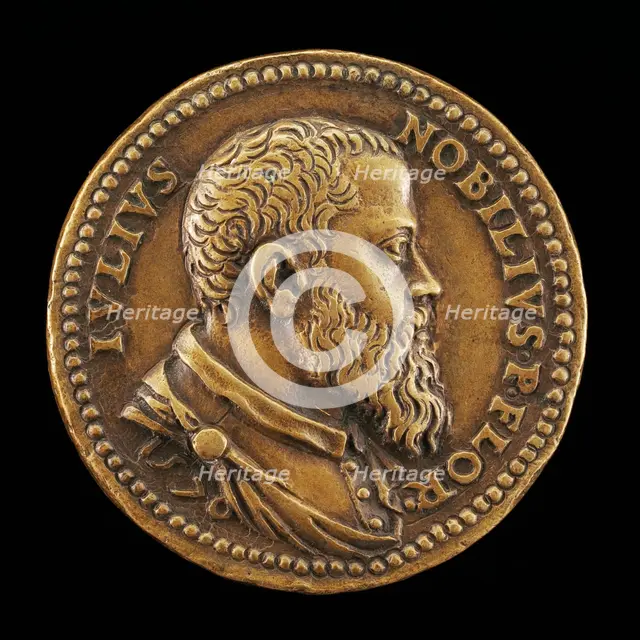 Giulio Nobili, 1537-1612, Florentine Senator [obverse], 1570. Creator: Domenico Poggini.