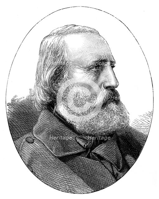 Giuseppe Garibaldi (1807-1882), Italian patriot. Artist: Unknown