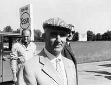 Giuseppe Farina at Monza, Italy, 1962